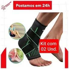 02 Tornozeleiras Ortopédica com ajuste profissional produto de qualidade resistente original