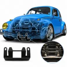 Protetor Tampa de Cabeçote 5mm Skid Plate Fusca Rebaixado Volkswagen