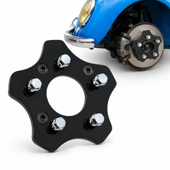 Adaptador de Roda Fusca 4x130 para 5x130 Fuchs Eletrostática
