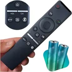 Controle Remoto Compatível Samsung Smart TV 4K LED LCD QLED Netflix Prime Globoplay Universal Pilhas