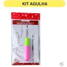 Kit Agulha Para Mega Hair Contendo 5 Peças Entrelace - Crochet Braids - Twist