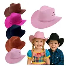 Chapéu Country Infantil Criança Cowboy Festa Junina Rodeio