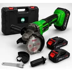 Esmerilhadeira Profissional Lixadeira 2 Bateria 21v + Maleta Bivolt