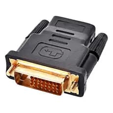 Adaptador Dvi-d Macho P/ 24+1 X Hdmi Femea Contatos Banhado