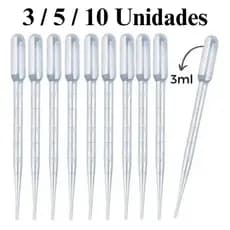 Conta Gotas 3 ML Com Marcador Pipeta Plastica Pasteur 3 ML Graduada Artesanato Kit 3 5 10