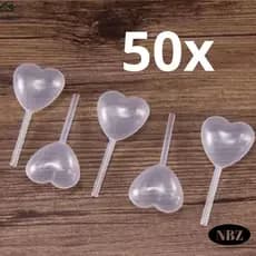 50 ampolas saborizante coração esfera cilindro 1 ml para doces cilindrica doces brigadeiro festa