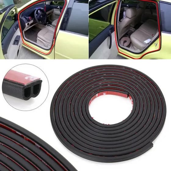 L-Forma 5/10M Tira De Vedação Do Porta-Malas Do Carro Auto Dupla Camada Borda De Borracha Para Luz Traseira