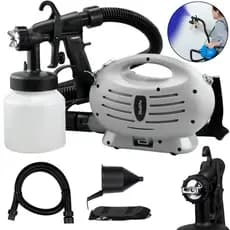 Pistola Pulverizador De Pintura De Tinta Elétrico Profissional  Com Mini Compressor E Portátil 650W