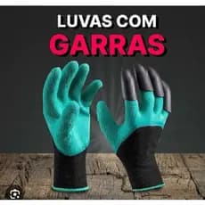 Luva Com Garras Cavar Terra Plantar Proteger Jardim