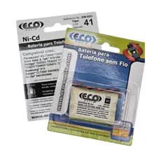 Bateria Eco Mania EM60U para Telefone Sem Fio 400maH 3.6v Modelos Compativeis na Descrição