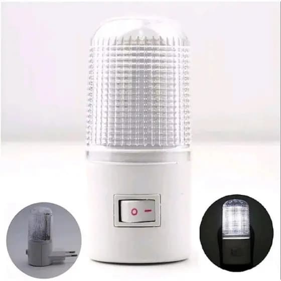 Luminária Mini Abajur Luz Noturno Led Tomada Bivolt Quarto Escritório Luz Suave LED Lâmpada Berço