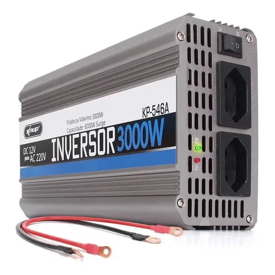 Inversor de Tensão 12v 220v 3000w Transformador Conversor