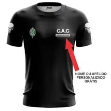 Camisa CAC ATIRADOR dryfit UV 2024 + Nome personalizado. Varias cores proteção UV (ref:01)