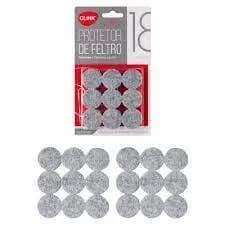 Kit com 36 ou 18 peças Protetor de Feltro Cadeiras Móveis anti-risco chão Clink