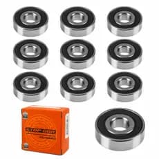Kit 10 Rolamento 6205 2RS GBR Vedação Dupla 25x52x15