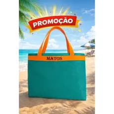 bolsa de praia personalizada com nome bolsa ( verão piscina grande espaçosa lembrança de  casamento  aniversário 15 anos