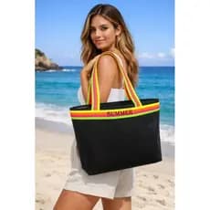 bolsa de praia bolsa de verão bolsa grande espaçosa reforçada