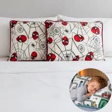 Kit 2 Fronhas Infantil Estampas Kids 100% Algodão Premium Capa De Travesseiro 50cm x 70cm