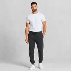 Calça De Moletom Pelúciada Unissex Adulto Jogger Muito Confortável Caminhada Academia Com Amarração