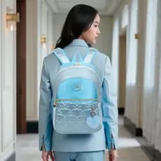 Mochila Adulto Bolsa Feminina Para Viagem Ou Faculdade Com Chaveiro Qualidade Premium