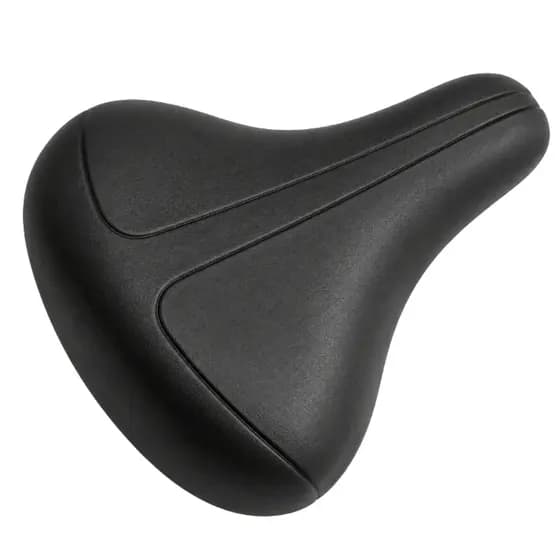 Selim Banco Barra Circular Preto Bike Monark Largo 2 Molas IMP
