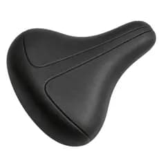 Selim Banco Barra Circular Preto Bike Monark Largo 2 Molas IMP