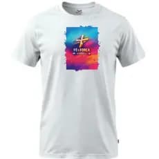 CAMISETA, CAMISA, FÉ E FORÇA, TIE-DIE, ACADEMIA, RELIGIOSA, CRISTÃO, POLIÉSTER, PARA TREINAR
