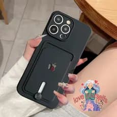 Capa De Celular Porta Cartão Silicone Para Capinha iPhone 14 12 11 16 13 15 ProMax Capinha iphone Choque Capinha Celular