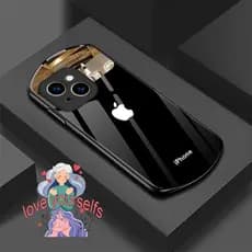 capa de celuar Brilhante vidro para capinha iPhone 14 15 13 11 12 16 ProMax choque de vidro capinha celular com espelhos