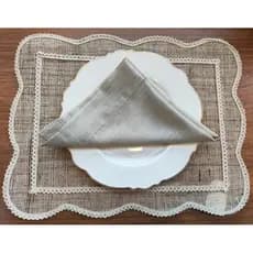 Kit 6 Guardanapos de Tecido 45x45 Premium com bainha Várias Cores