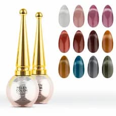 Helen Color Esmalte Magnético em Gel Efeito Cat Eye Brilho Intenso Alta Durabilidade 15ml - 01 ao 50