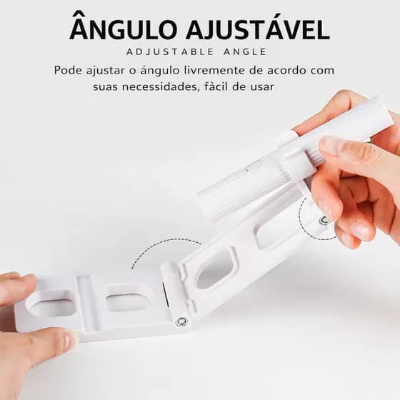 Suporte Ajustável para Cabine de Unhas Base Articulada para Secagem de Esmalte em Gel com Ângulo Regulável