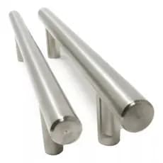 Puxador Haste Redondo Inox Escovado 64mm Porta Guarda Roupa Renna