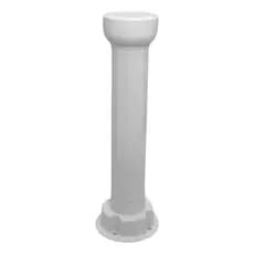 4 Pés Regulável Móveis Armário Redondo 19 A 22cm Branco Plastic