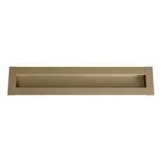 Puxador Concha cava Embutir Celleno 20 cm Il 255 Bronze Fosco Matte Italy Line