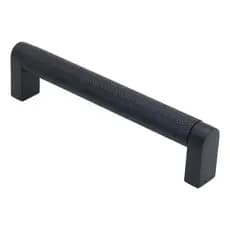 Puxador Haste Rigato 160mm Granado Preto Fosco Estilo Allen Texturizado Granado Renna