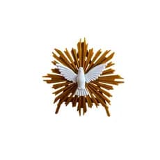 Divino Espírito Santo Resplendor Decoração Mesa Altar Batizado Lembrancinha Mimo 10cm 15cm