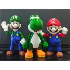 Boneco Articulado Colecionável Bros Gamer - Action Figure Decoração Setup Dummy 13