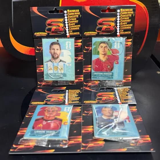 cheirinho para carro figurinhas da copa do mundo aromatizante automotivo