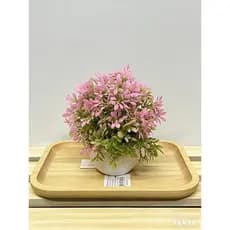 kit 3 mini planta artificial meia lua