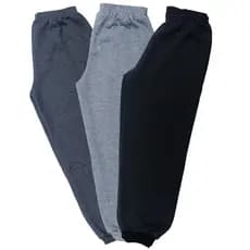 Kit 3 Calças Moletom Flanelado Grosso Juvenil Tam. 10 ao 14