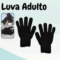 Luva Adulto Basica Lisa Unissex Inverno Quentinha Frio