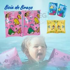 Boia De Braço Inflável Infantil Resistente Para Piscinas Praia Diversão