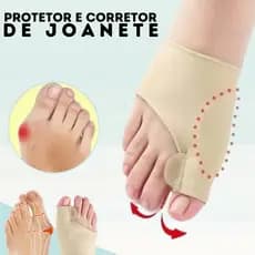 Par De Meias Corretor Joanete Palmilha Ortopédico Alívio Joanetes