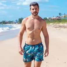 Bermuda Masculina Short de Banho Masculino Praia Piscina My Shorts
