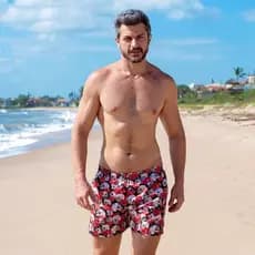 Bermuda Masculina Short de Banho Masculino Praia Piscina My Shorts