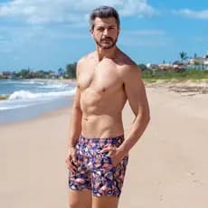 Bermuda Masculina Short de Banho Masculino Praia Piscina My Shorts