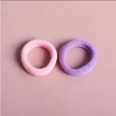kit de 2 unidades de xuxinhas coloridas para cabelo  várias cores