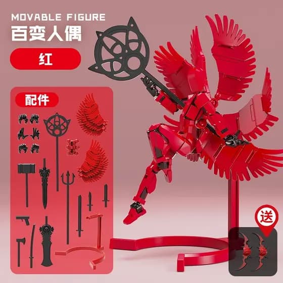 Impressão 3d variedade forma magnética humanóide manequim sorte 13 treze articulações móvel manequim boneca brinquedo 6