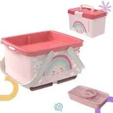 Porta fralda infantil organizador de remedios acessórios porta lenço portati